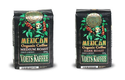 Voets certified organic and fair trade coffee